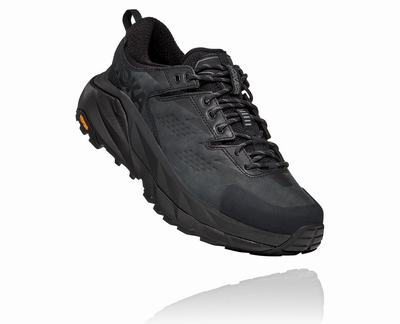 Hoka One One Kaha Low GORE-TEX - Sapatilhas Trail Homem - Pretas/Cinzentas, XZ65718